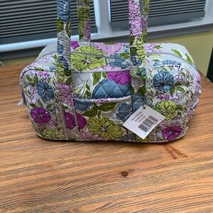 Vera Bradley Pink and Green Floral Bag